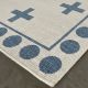 Handcrafted Heritage Cotton and Wool Handknotted Rug for Timeless Decor